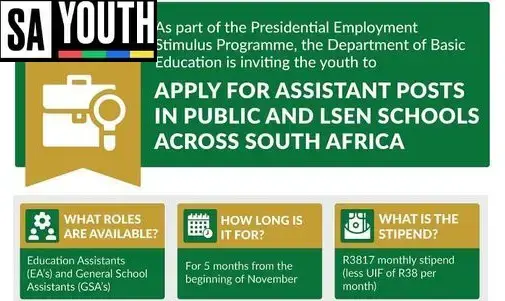 SA Youth Teacher Assistant Application Form 2023 1 SA Youth Teacher Assistant Application Form 2022