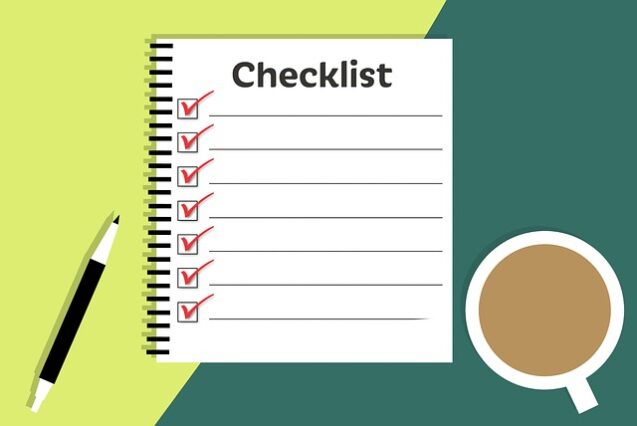 Checklist 