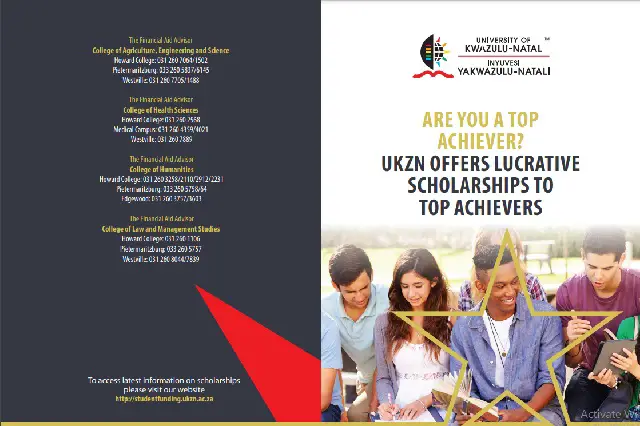 UKZN Prestige Entrant Scholarships