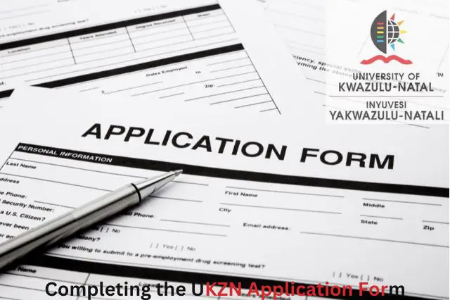 Completing the UKZN Application Form
