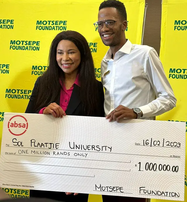 Motsepe Foundation Donates R1 Million to SPU Student Fund