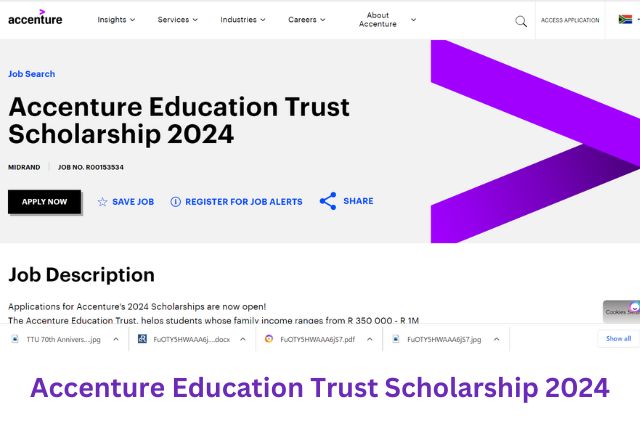 Accenture Education Trust Scholarship 2024