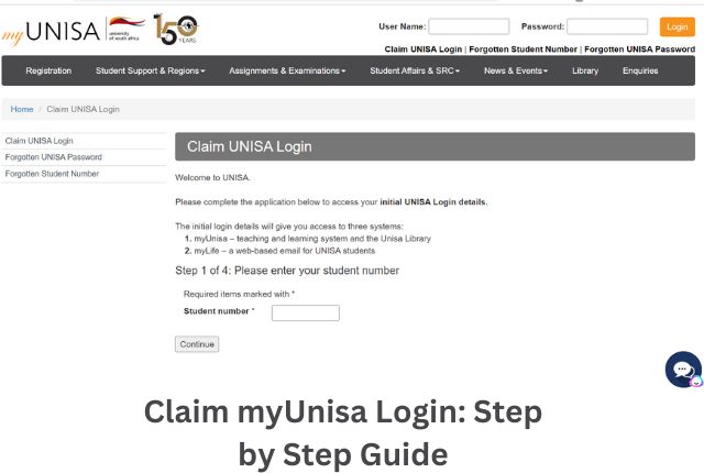 Claim myUnisa Login Step by Step Guide