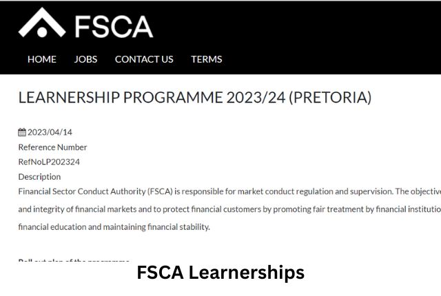 FSCA Learnerships