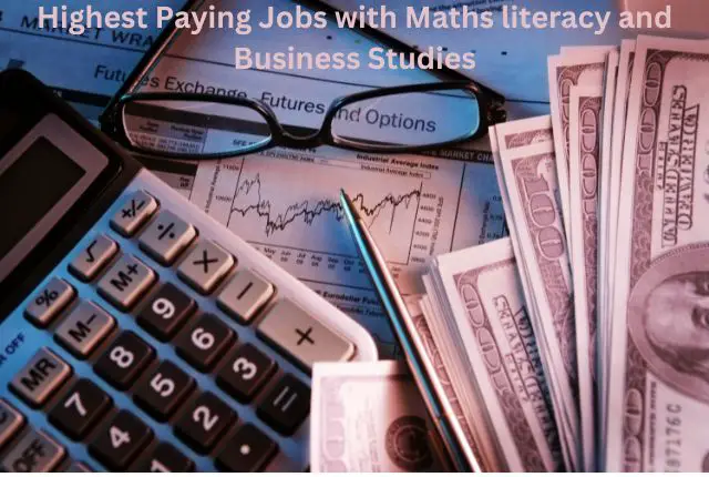 Highest Paying Jobs with Maths literacy and Business Studies