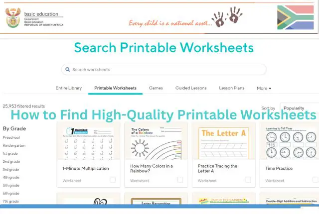 How to Find High-Quality Printable Worksheets