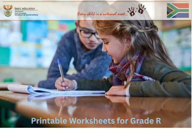Printable Worksheets for Grade R