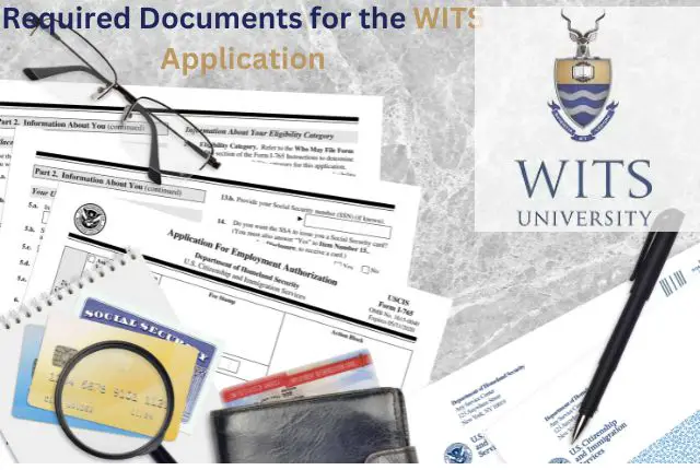 Required Documents for the WITS Application