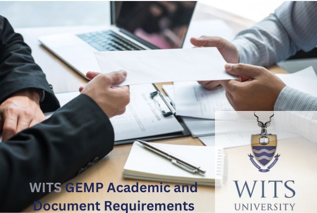 WITS GEMP Academic and Document Requirements