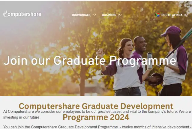 Computershare Graduate Development Programme 2024
