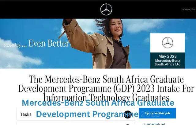 Mercedes-Benz South Africa Graduate Development Programme 2023