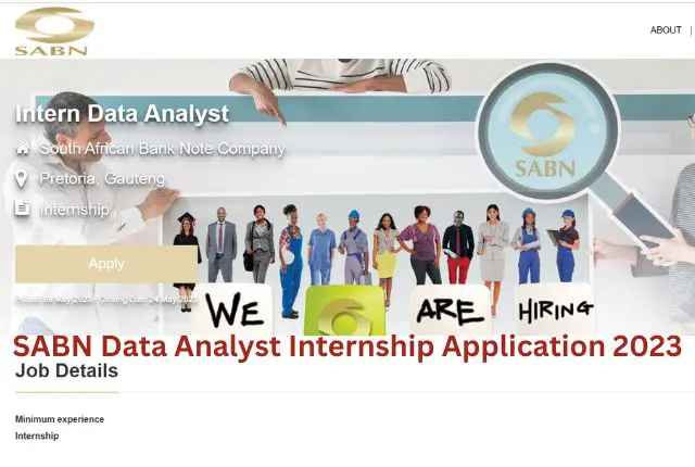 SABN Data Analyst Internship Application 2023