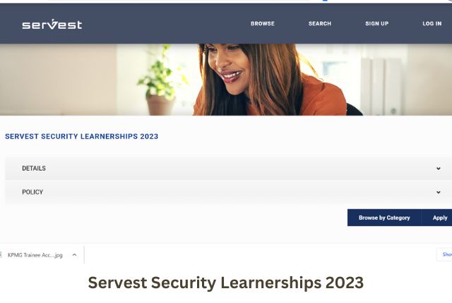 Servest Security Learnerships 2023