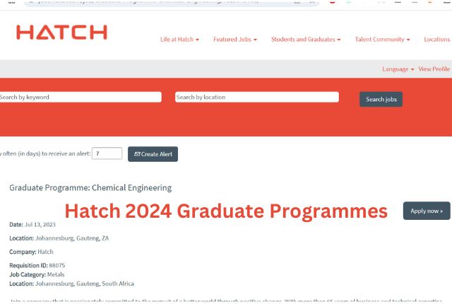 Hatch 2024 Graduate Programmes