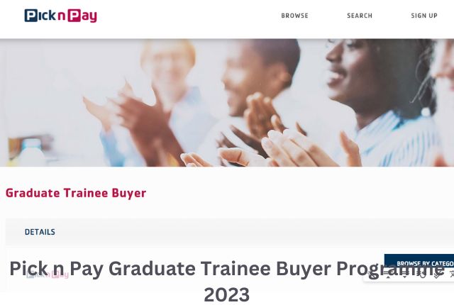 Pick n Pay Graduate Trainee Buyer Programme 2023