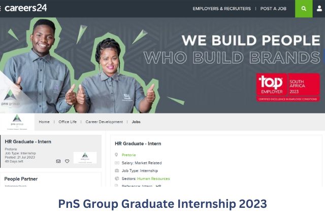 PnS Group Graduate Internship 2023