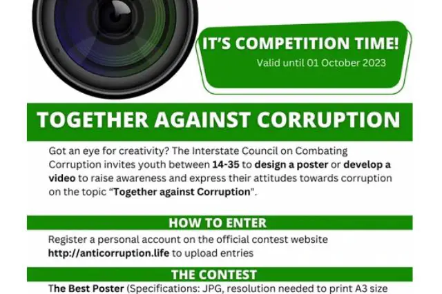 Together Against Corruption Youth Contest 2023