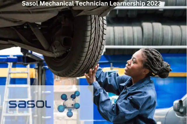 Sasol Mechanical Technician Learnership 2023