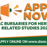 DSAC Heritage Bursary for 2026