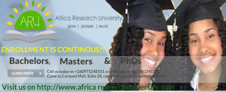 Africa Research University Online Application Forms - 2022/2023 Intake